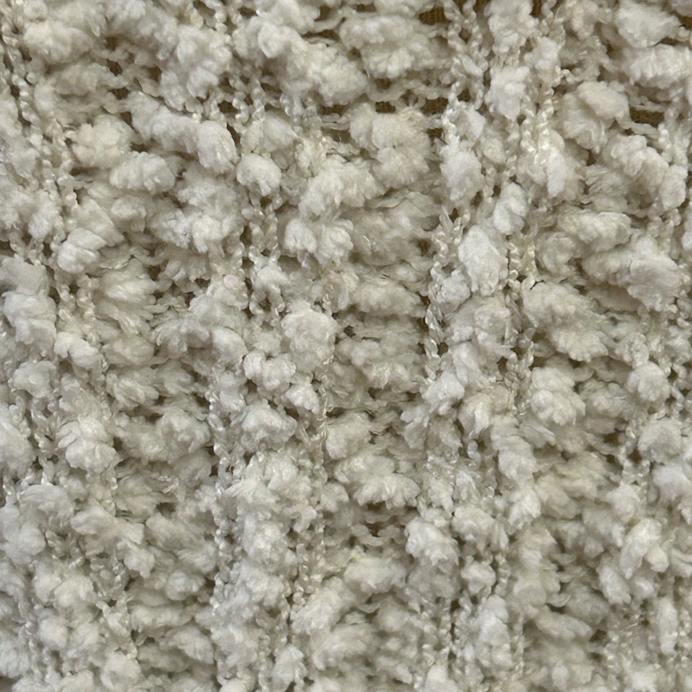 Zenana Premium | Size 2X Ivory V-Neck Textured Sweater - Picture 3 of 6